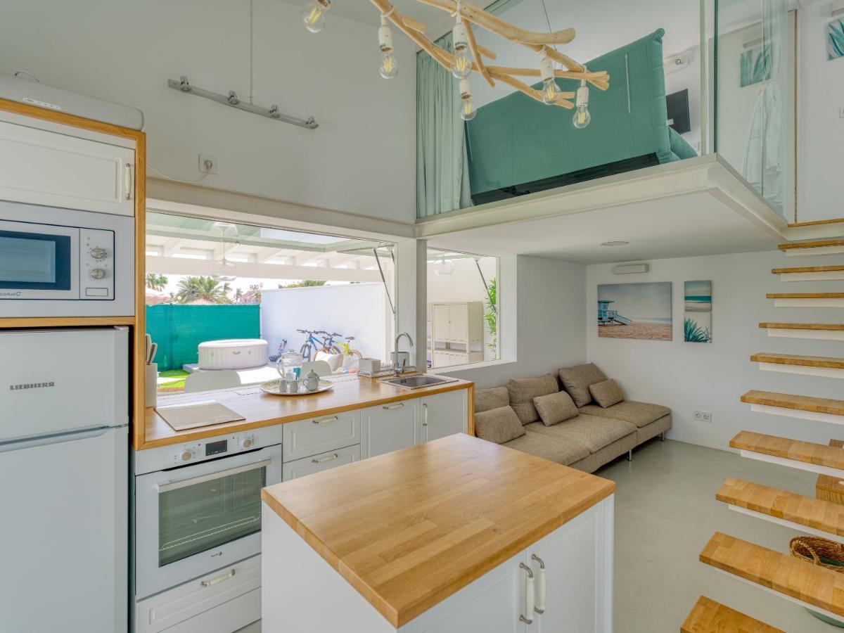Aquarium Bungalow Private Jacuzzi, 3 Bedrooms, Ac And Bikes Maspalomas  Exterior foto